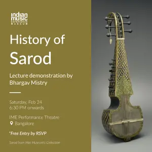 History Of Sarod Event