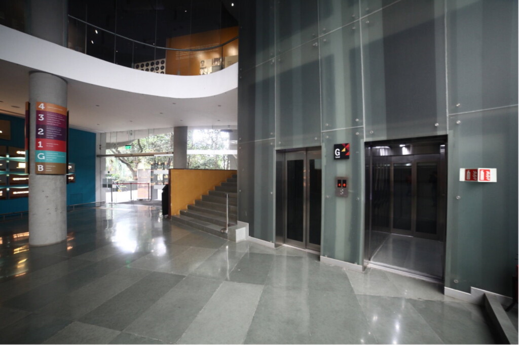 There are two lifts in the lobby that will take you to the various levels in the museum. Please note – do not lean on the doors of the lift as they open on both sides.